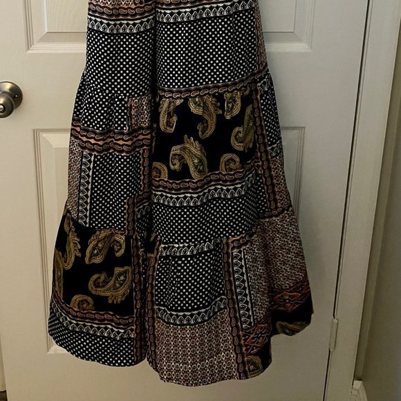 NWT Lulus Satin Boho Halter Maxi Dress or Cover-Up Size XS - Picture 4 of 4